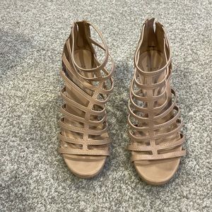 Tan size 7.5 heels A New Day